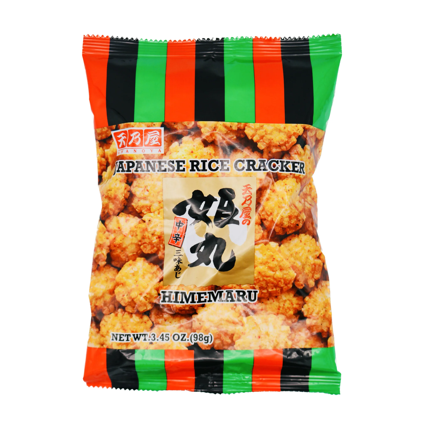 Amanoya Japanese Rice Cracker, Senbei - Himemaru 98g