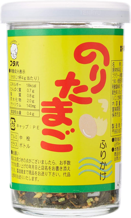 Futaba Noritamago Furikake Seaweed and Egg Rice Seasoning, 60g