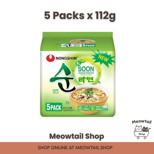 Nongshim Soon Veggie Ramyun 112g x 5 (Multi)