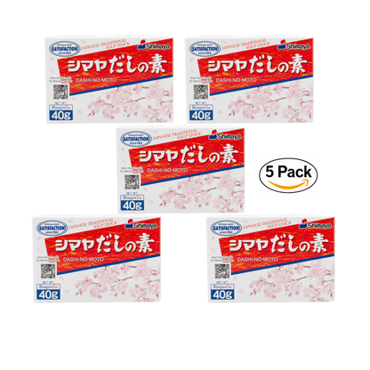 Shimaya Dashi Bonito Soup Stock 40g x 5 Packs, Udon Soup Base, Japanese Stock