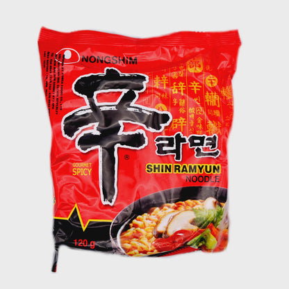 Nongshim Shin Ramyun Spicy Instant Noodles, Ramen 20 x 120g (CASE)