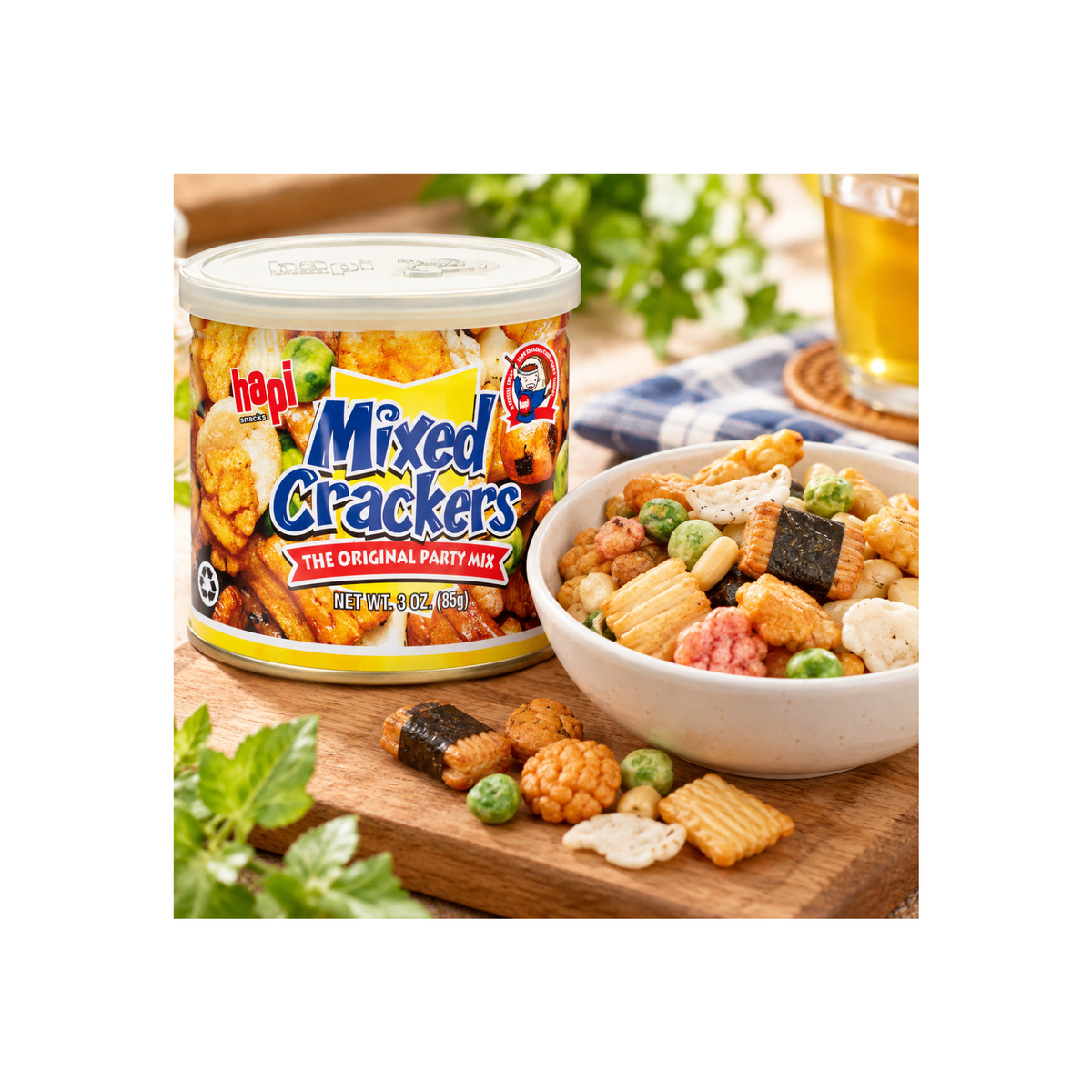 HAPI Mix Arare Rice Cracker 85 g (Pack of 2)