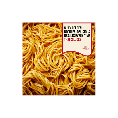 Lucky Boat No.1 Thick Noodle 9 kg, Chinese Chow Mein, Restaurant Quality, Stri-Fry, Egg free, Vegans and Vegetarians