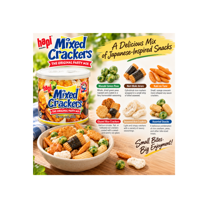 HAPI Mix Arare Rice Cracker 85 g (Pack of 2)