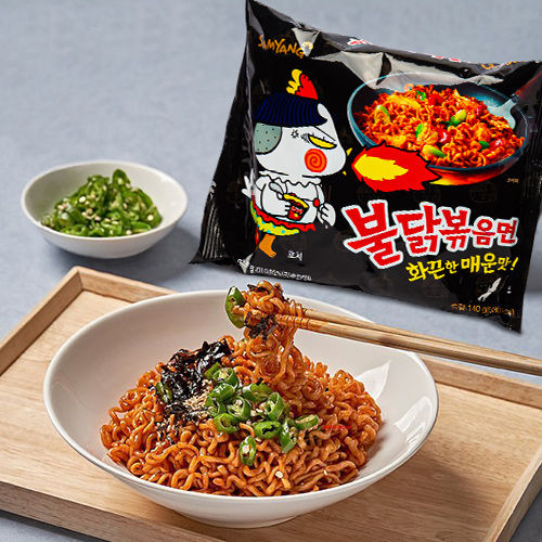 Korean Fire Noodles Challenge Bundle - 4 Flavours (Pack of 8)
