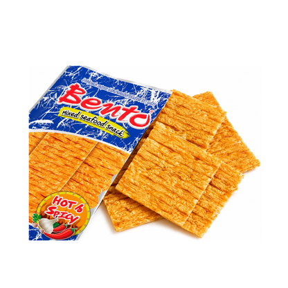 Bento Mixed Seafood Snack Hot & Spicy Flavour 20g, Thai Snack (1 Pack)