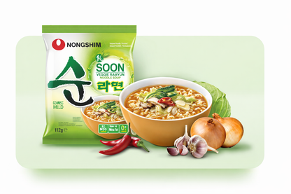 Nongshim Soon Veggie Ramyun 112g x 5 (Multi)