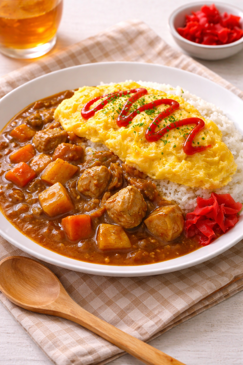 S&B Golden Curry Medium (Mild) Hot 220g x 2 packs — Japanese Curry Sauce Mix In Block