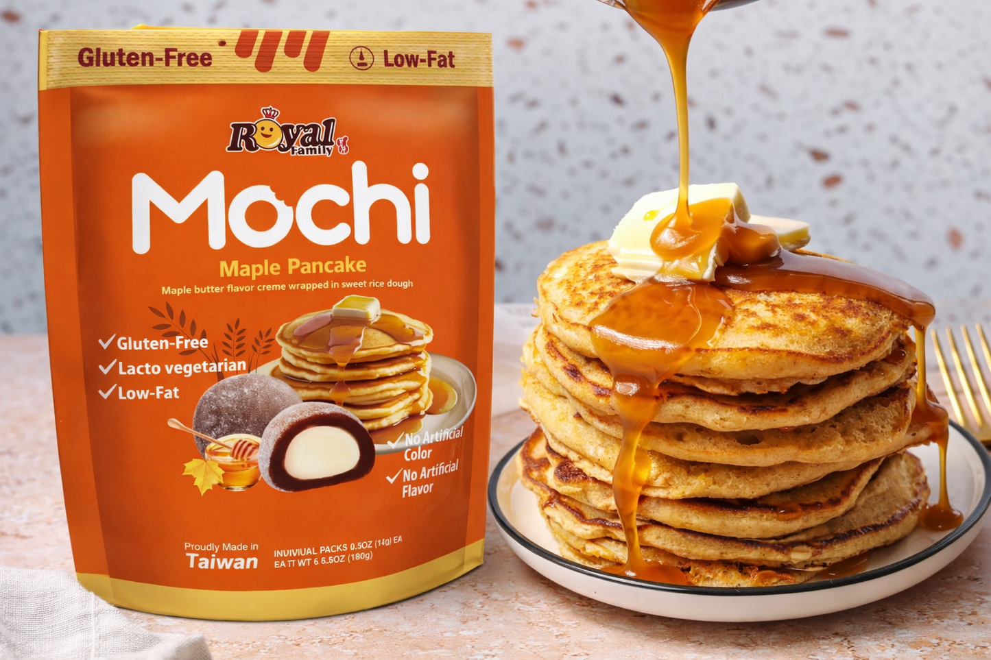 Royal Family (RF) Gluten Free Mochi - Maple Butter 180g