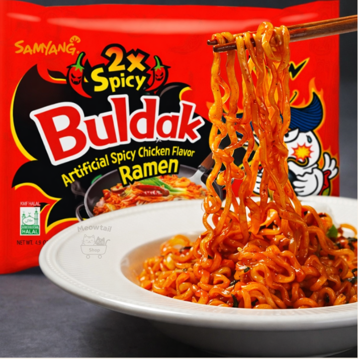 Korean Fire Noodles Challenge Bundle - 4 Flavours (Pack of 8)