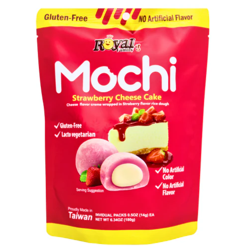 Royal Family (RF) Gluten Free Mochi - Strawberry Cheese Cake 180g