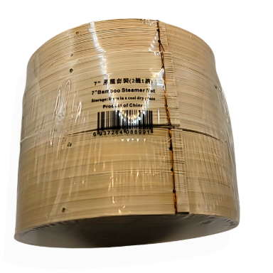 7" Bamboo Steamer Set (2 Steamers with 1 Lid)