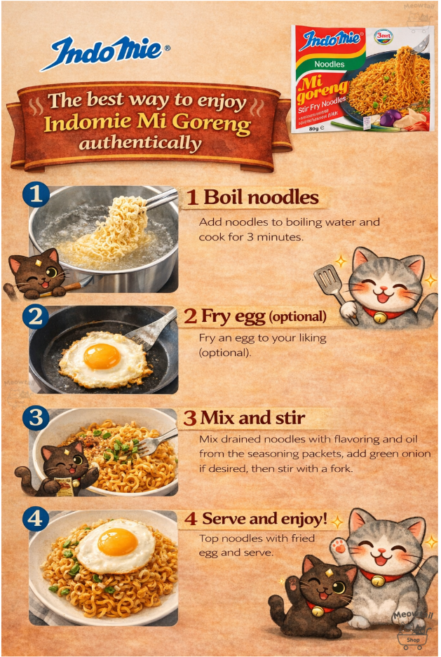 Indomie Mi Goreng 5x80g (Multi Pack)